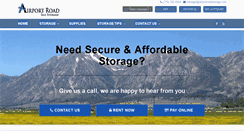 Desktop Screenshot of airportroadstorage.com