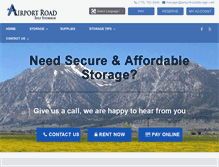 Tablet Screenshot of airportroadstorage.com